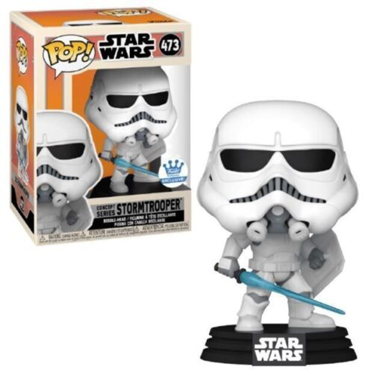 STAR WARS: CONCEPT SERIES STORMTROOPER #473 - FUNKO POP!-EXSLUSIVE