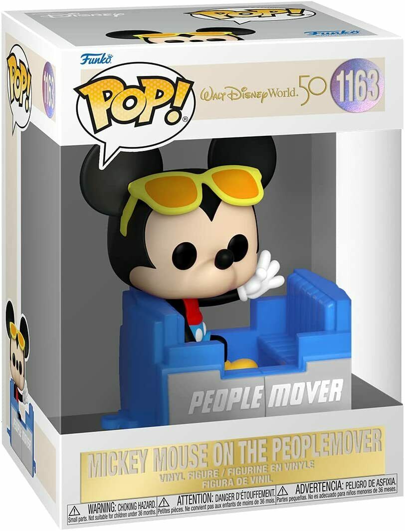 DISNEY WORLD 50: MICKEY MOUSE ON THE PEOPLEMOVER #1163 - FUNKO POP!