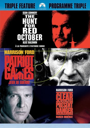 JACK RYAN TRIPLE FEATURE - THE HUNT FOR RED OCTOBER / PATRIOT GAMES / CLEAR AND PRESENT DANGER (3DVD) (BILINGUAL)