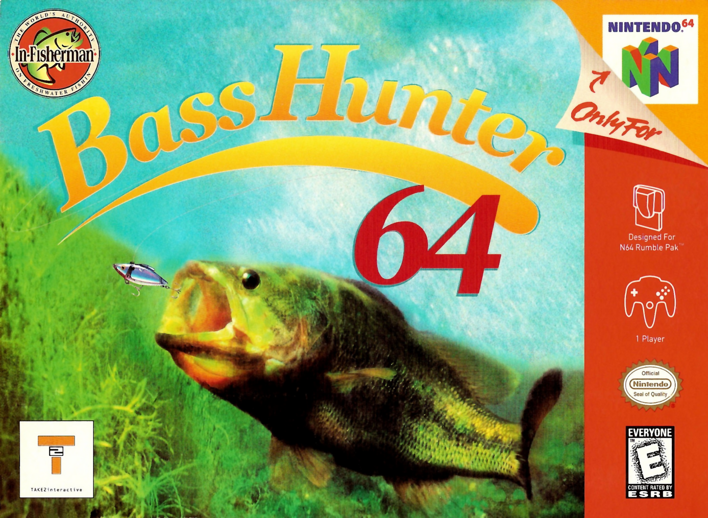 BASS HUNTER 64  - N64 (W/BOX)