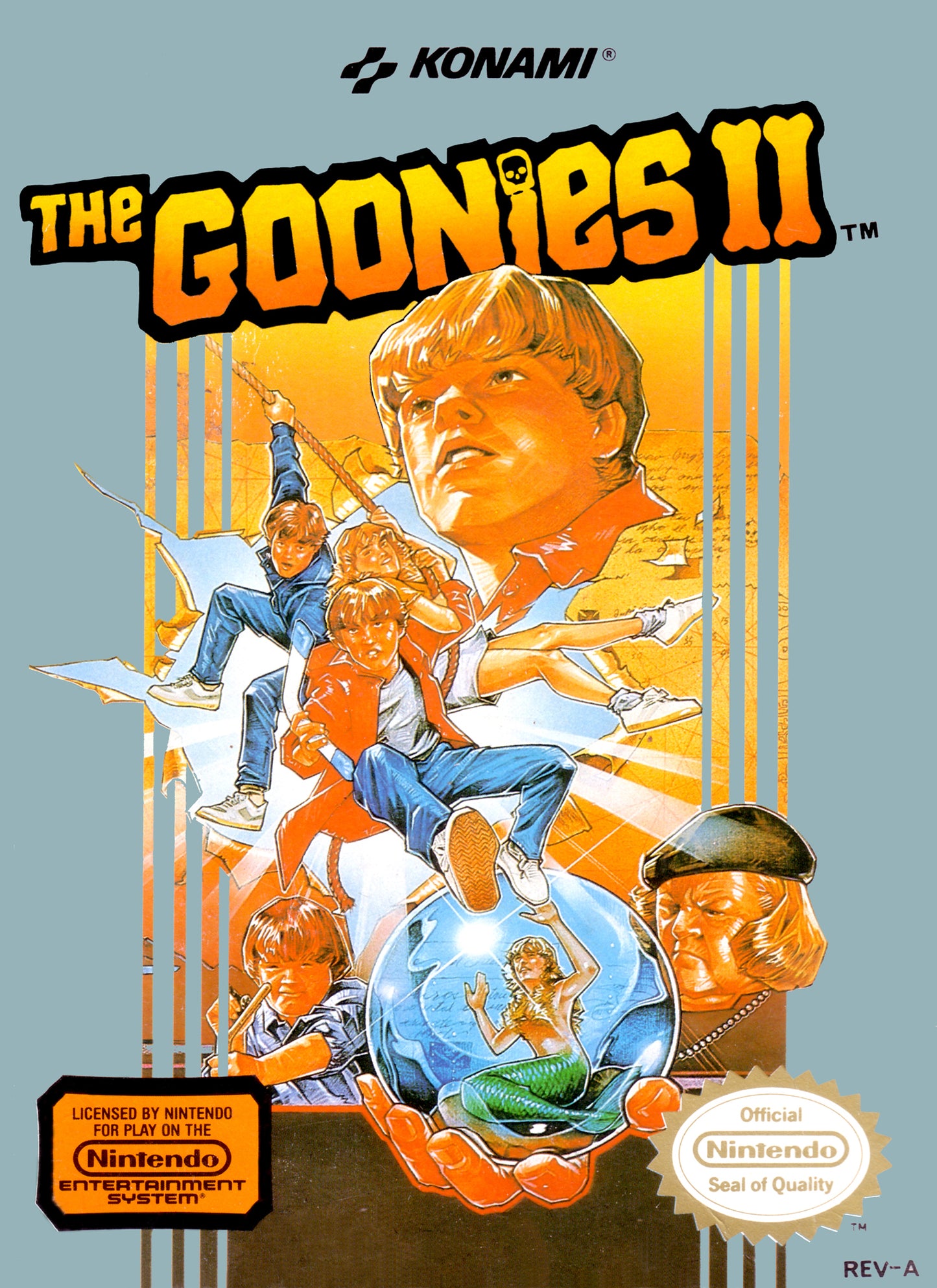 GOONIES II  - NES (W/BOX)