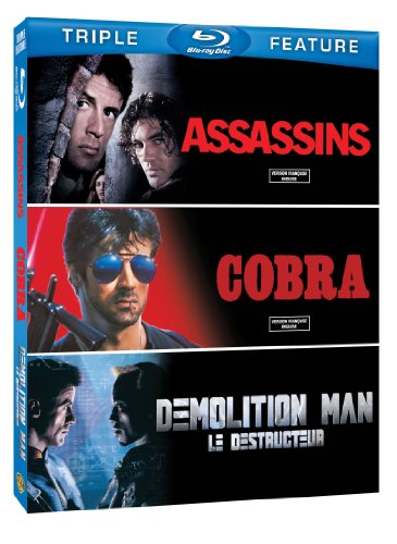 ASSASSINS/ COBRA/ DEMOLITION MAN (BIL/ 3FE) [BLU-RAY] (BILINGUAL)