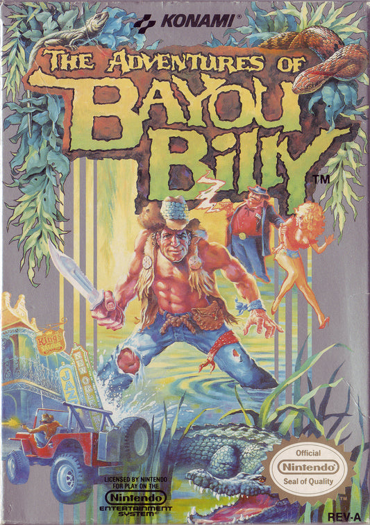 ADVENTURES OF BAYOU BILLY  - NES (W/BOX & MANUAL)