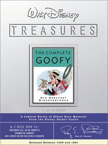 WALT DISNEY TREASURES: THE COMPLETE GOOFY - HIS GREATEST MISADVENTURES