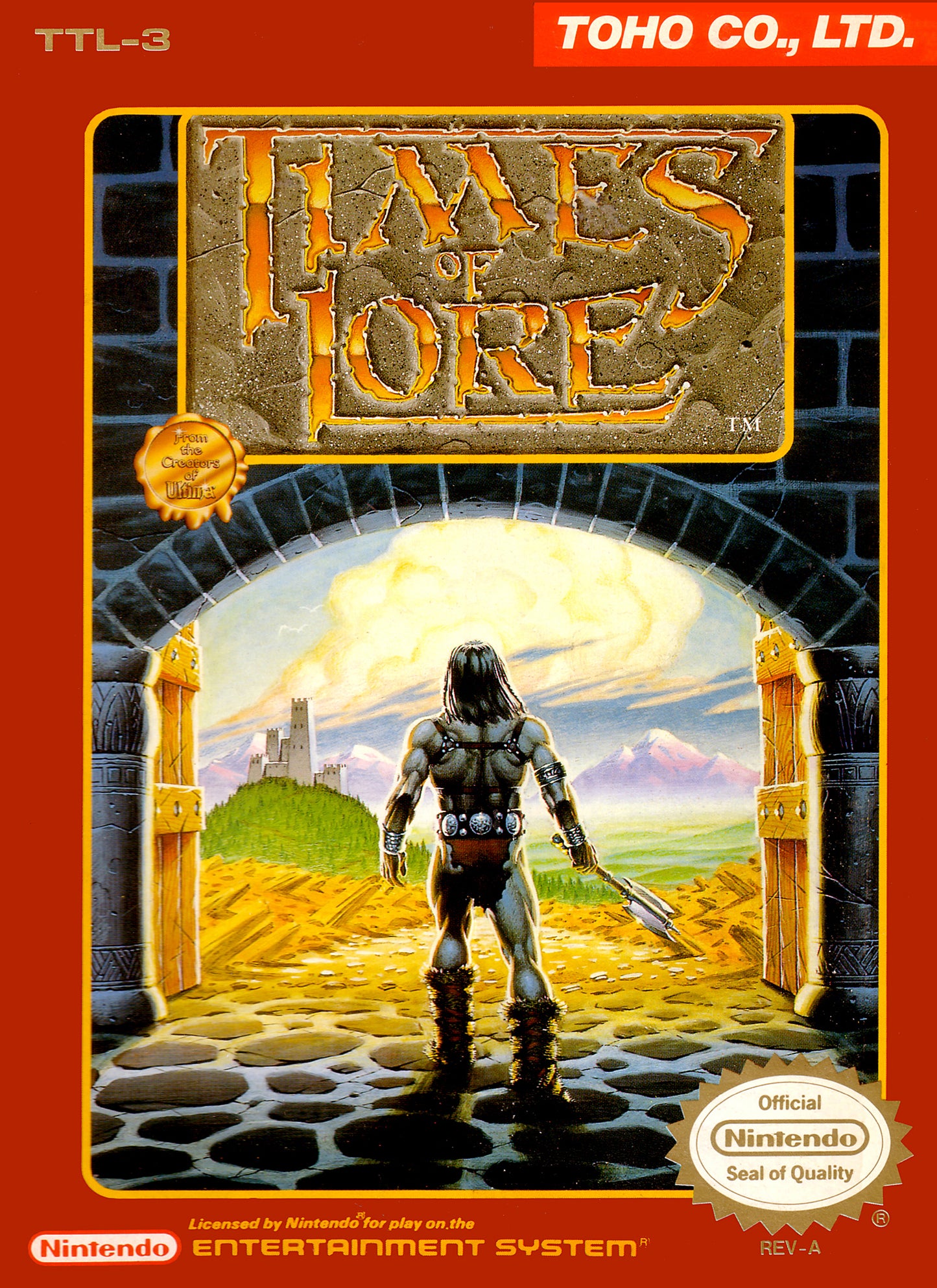 TIMES OF LORE  - NES (W/BOX & MANUAL)