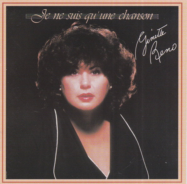 RENO, GINETTE  - JE NE SUIS QU'UNE CHANSON