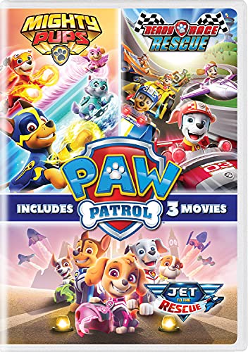 PAW PATROL: 3-MOVIE COLLECTION (JET TO THE RESCUE / READY RACE RESCUE / MIGHTY PUPS) [DVD]