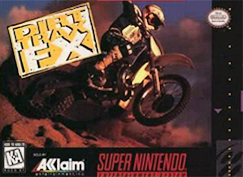 DIRT TRAX FX  - SNES (W/BOX & MANUAL)