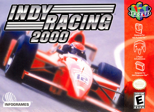 INDY RACING 2000  - N64 (W/BOX & MANUAL)