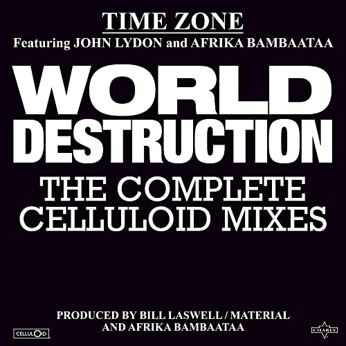 TIME ZONE - WORLD DESTRUCTION: THE COMPLETE CELLULOID MIXES (12") (VINYL)