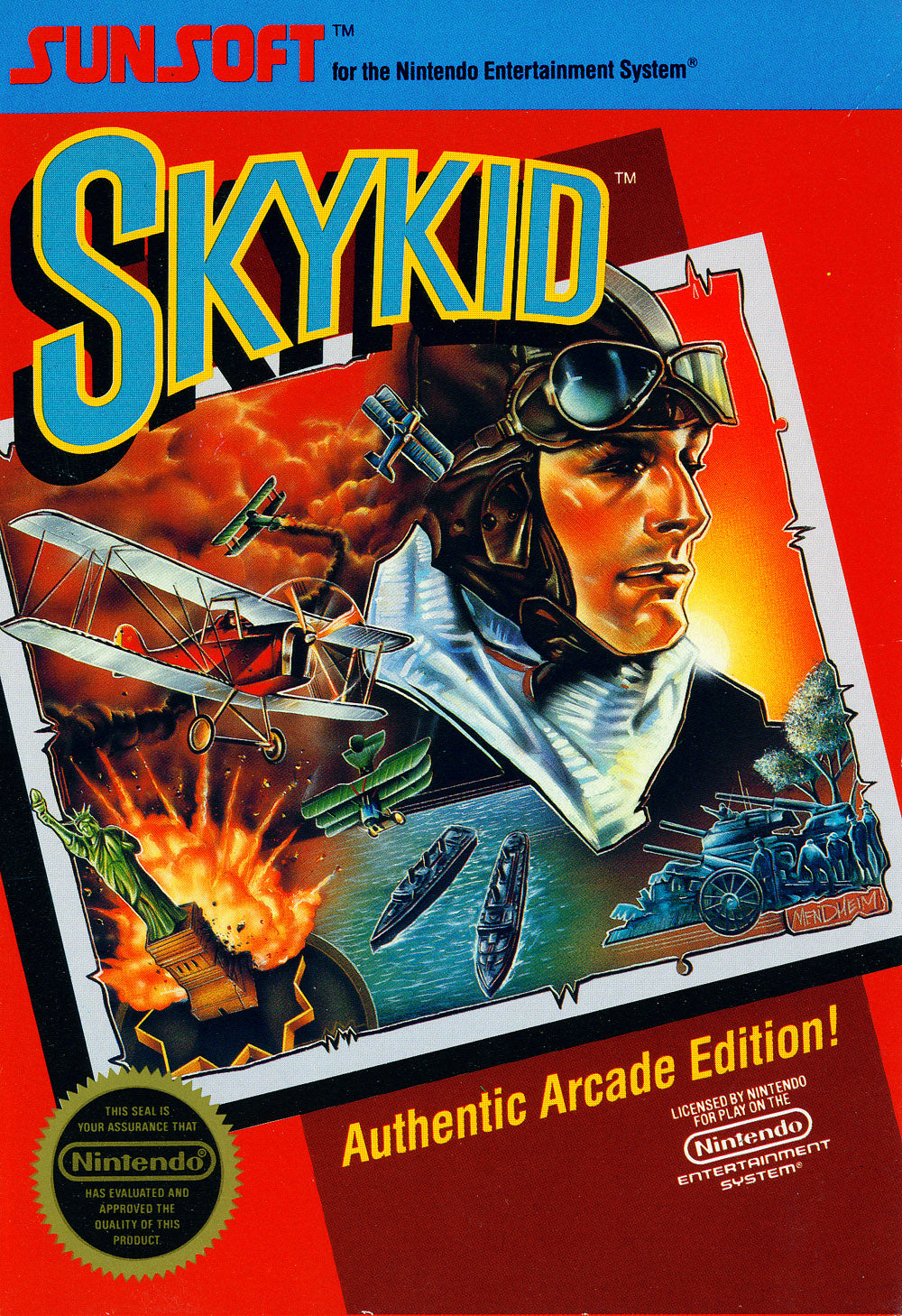 SKY KID  - NES (W/BOX & MANUAL)