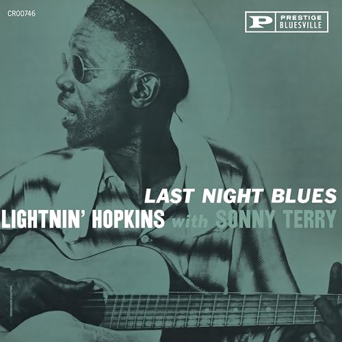 HOPKINS, LIGHTININ / TERRY, SONNY - LAST NIGHT BLUES (BLUESVILLE ACOUSTIC SOUNDS SERIES) (VINYL)