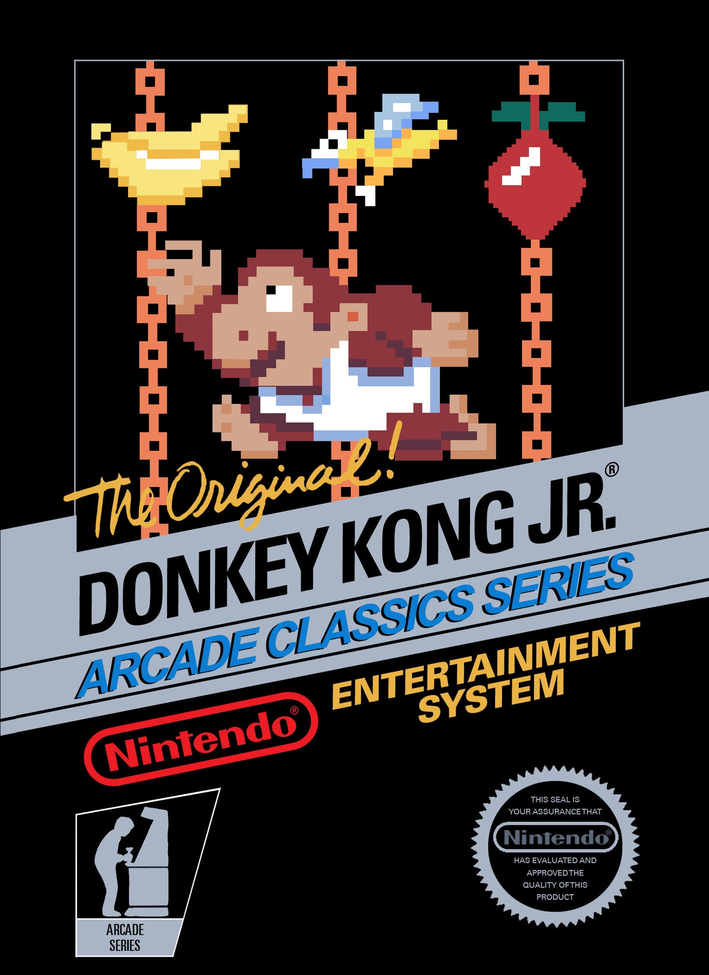 DONKEY KONG JR.  - NES (W/BOX)