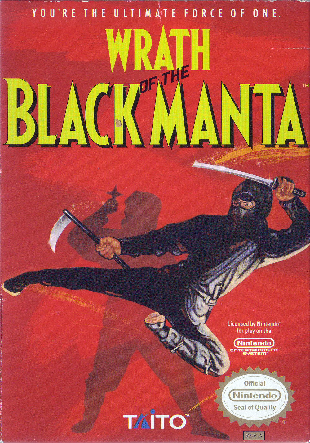 WRATH OF THE BLACK MANTA  - NES