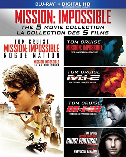 MISSION: IMPOSSIBLE - 5 MOVIE COLLECTION [BLU-RAY] (BILINGUAL)