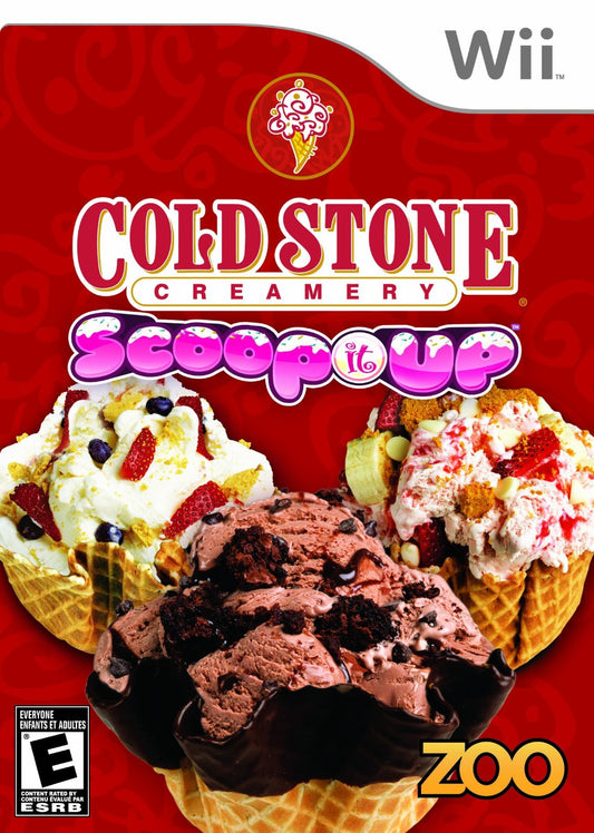 COLD STONE CREAMERY: SCOOP IT UP  - WII