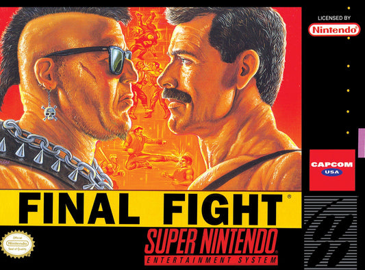 FINAL FIGHT  - SNES (W/BOX & MANUAL)