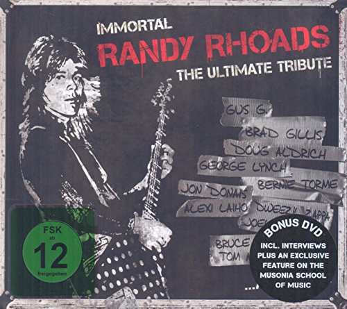 VARIOUS ARTISTS - IMMORTAL RANDY RHOADS: THE ULTIMATE TRIBUTE (CD/DVD)