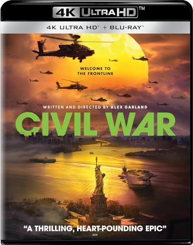 CIVIL WAR (MOVIE)  - BLU-4K-2024-KIRSTEN DUNST-INC. BLU COPY