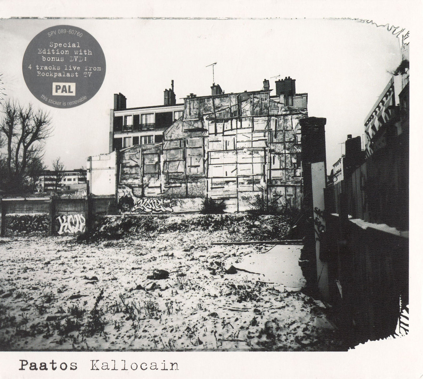 PAATOS  - KALLOCAIN (LTD ED) (DIGIPAK)