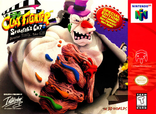 CLAYFIGHTER: SCULPTOR'S CUT  - N64