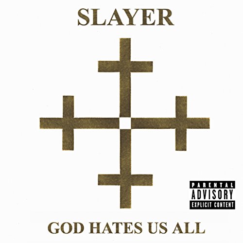 SLAYER  - GOD HATES US ALL (WHITE COVER)