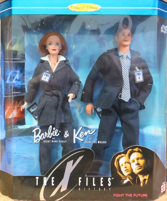 BARBIE: X-FILES: BARBIE (SCULLY) & KEN (MULDER) - MATTEL-1998-COLLECTORS EDITION