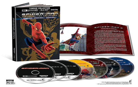 SPIDER-MAN (MOVIE)  - BLU-4K-TRILOGY-INC. BLU COPY
