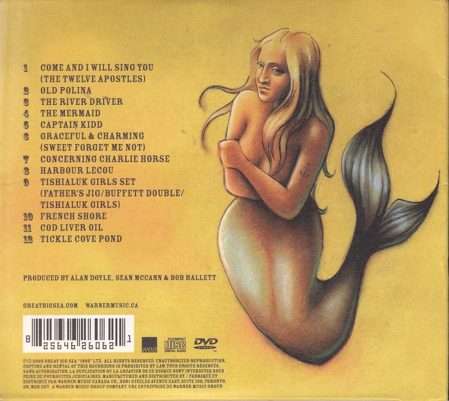 GREAT BIG SEA - THE HARD AND THE EASY (CD)