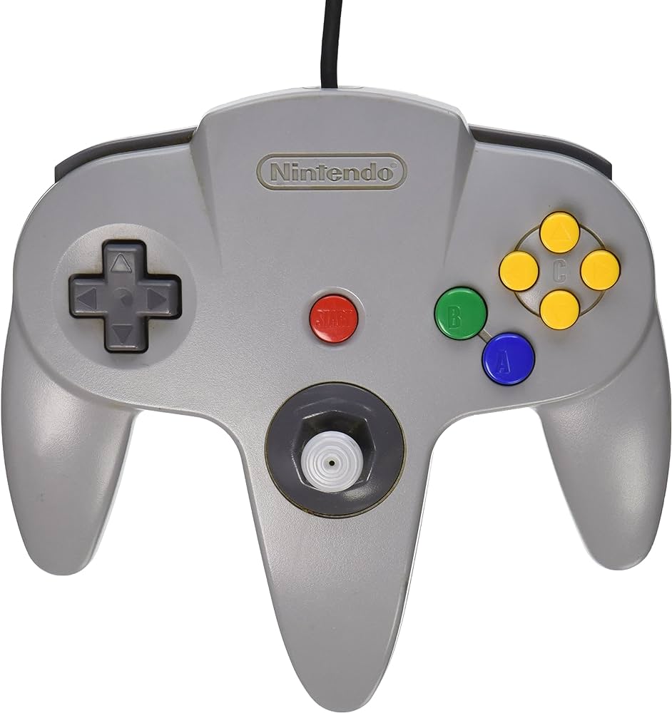 N64 CONTROLLER (HARDWARE)  - N64-GREY