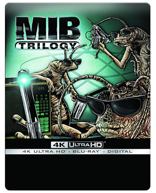 MEN IN BLACK TRILOGY  - BLU-4K-INC. BLU COPY (STEELBOOK)