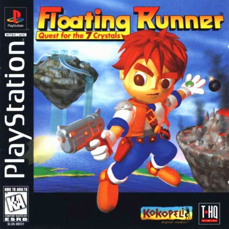 FLOATING RUNNER: QUEST FOR THE 7 CRYSTAL  - PS1