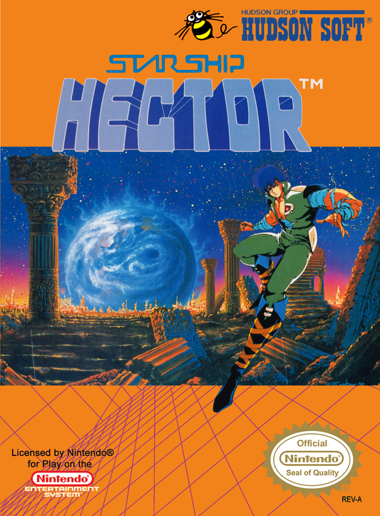 STARSHIP HECTOR  - NES (W/BOX & MANUAL)