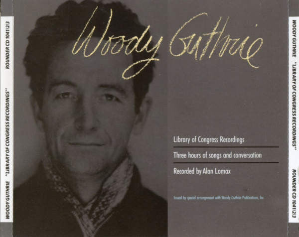 GUTHRIE, WOODY  - LIBRARY OF CONGRESS RECORDINGS (3CDS)