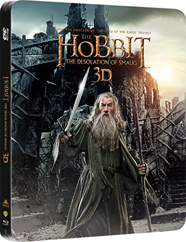 HOBBIT: DESOLATION OF SMAUG  - BLU-3D-EXTENDED EDITION-STEELBOOK