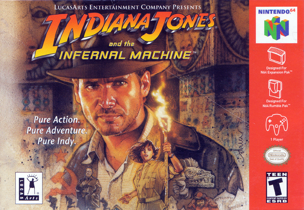 INDIANA JONES & THE INFERNAL MACHINE  - N64