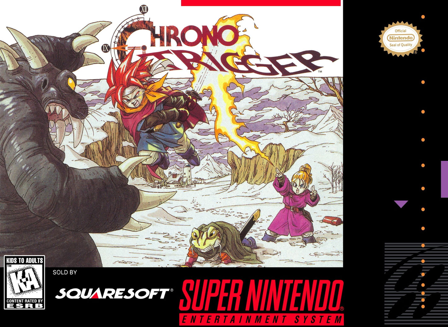 CHRONO TRIGGER  - SNES (W/BOX)