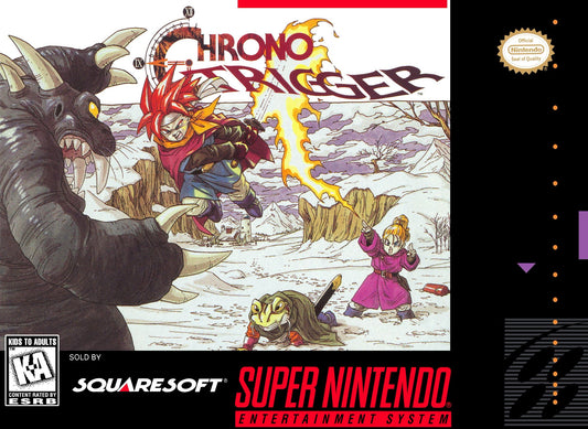 CHRONO TRIGGER  - SNES (W/BOX & MANUAL)