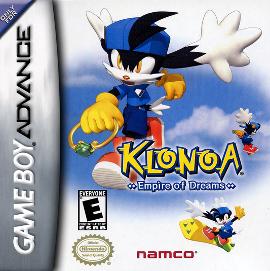 KLONOA: EMPIRE OF DREAMS  - GBA