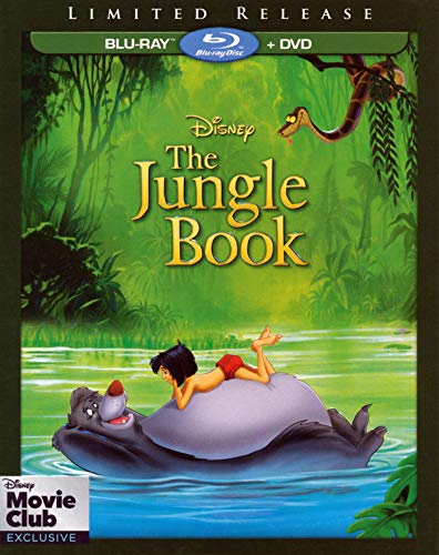 JUNGLE BOOK (ANIMATED MOVIE) - BLU-1967-DISNEY-LIMITED RELEASE