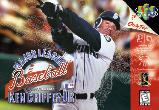 MAJOR LEAGUE BASEBALL STARRING KEN GRIFF  - N64