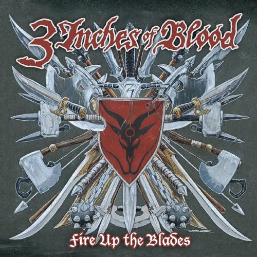 3 INCHES OF BLOOD - FIRE UP THE BLADES - EXPANDED EDITION ON CRIMSON RED FIRE COLORED VINYL