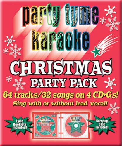 VARIOUS ARTISTS - PARTY TYME KARAOKE - CHRISTMAS PARTY PACK (32+32-SONG PARTY PACK) [4 CD]