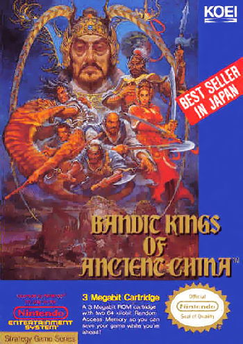 BANDIT KINGS OF ANCIENT CHINA  - NES (W/BOX & MANUAL)