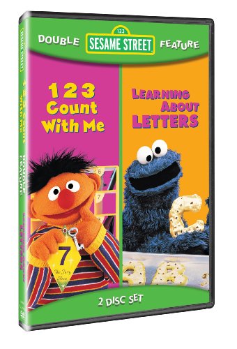 SESAME STREET DOUBLE FEATURE - 123 COUNT WITH ME / LEARNING ABOUT LETTERS