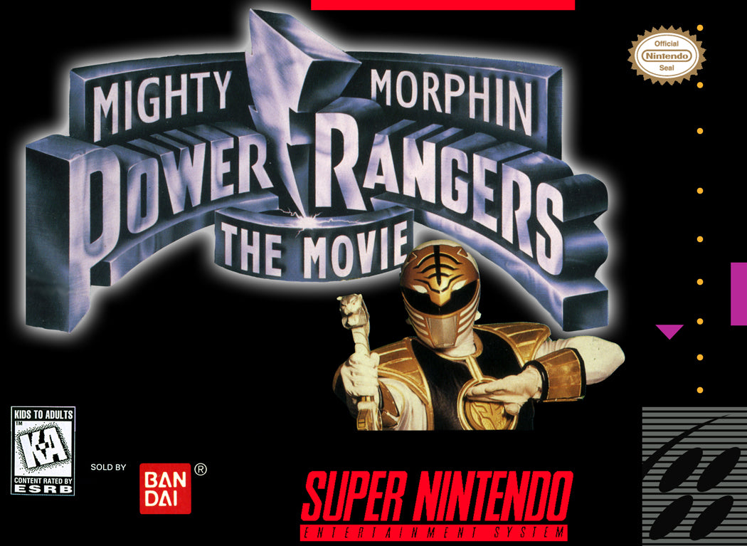 MIGHTY MORPHIN POWER RANGERS: THE MOVIE  - SNES