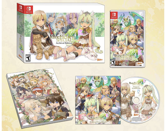 RUNE FACTORY 4 (ARCHIVAL EDITION)  - SWITCH