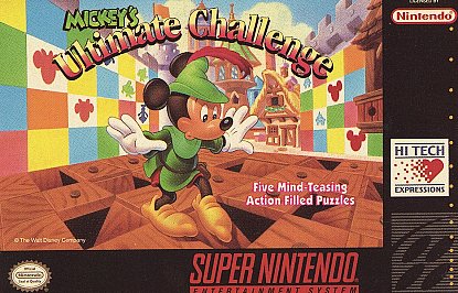 MICKEY'S ULTIMATE CHALLENGE  - SNES (W/BOX)