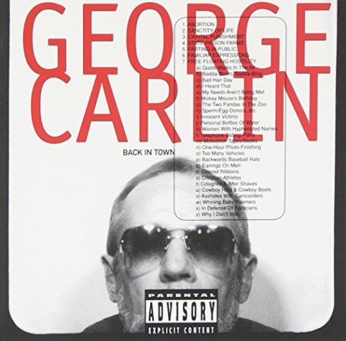 CARLIN, GEORGE - BACK IN TOWN