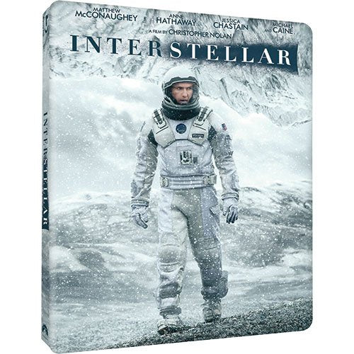 INTERSTELLAR - LIMITED EDITION STEELBOOK WITH COLLECTIBLE IMAX FILM CELL [BLU-RAY + DVD]